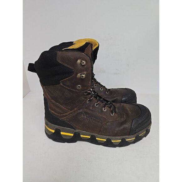 Dakota Men\'s 8\'\' 8550 Comp Toe Comp Plate Work Boots Brown Size 13M main image 5
